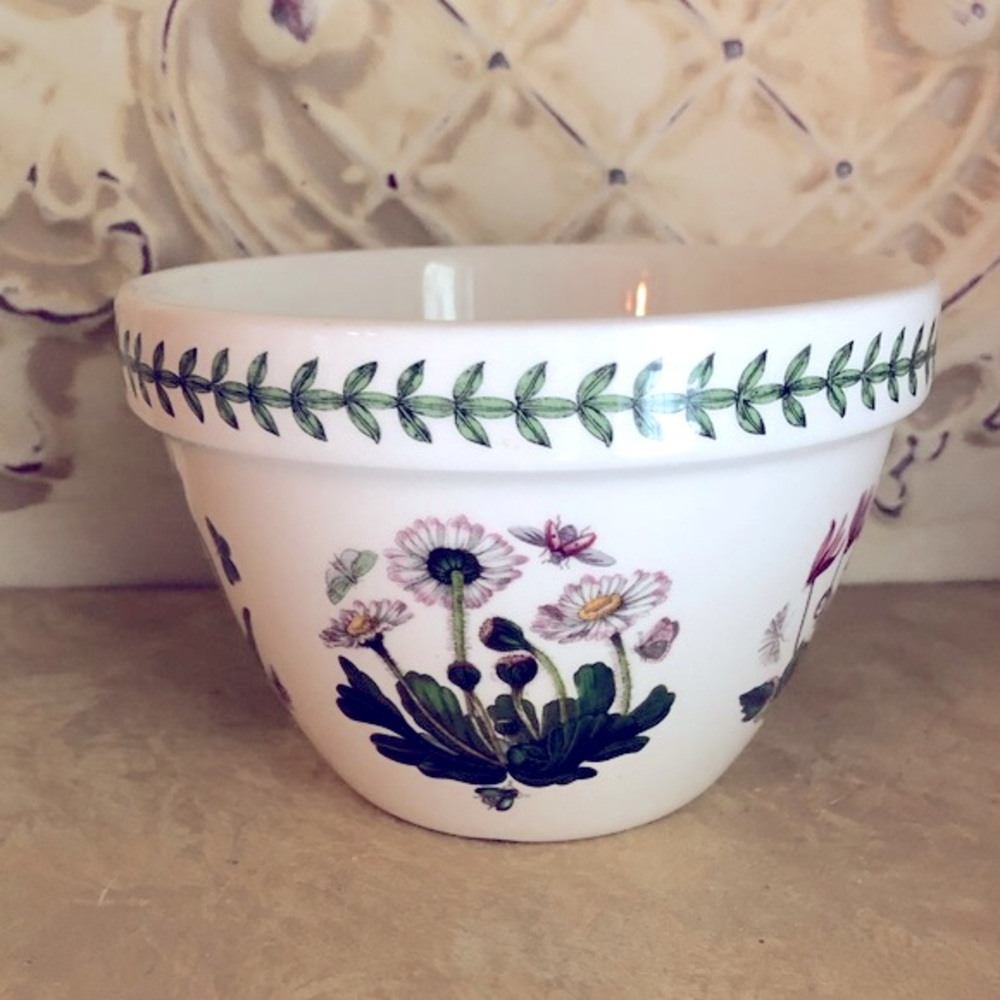 DONATED Floral Portmeirion Beautiful Botanic Garden Vintage Stoneware Bowl MINT